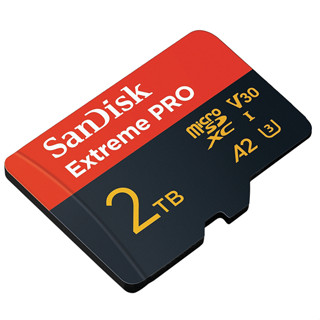 SANDISK Extreme PRO 2TB A2 V30 microSDXC U3 UHS-I 速度高達 250MB