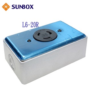 SUNBOX 電源插座盒 NEMA L6-20R 插座