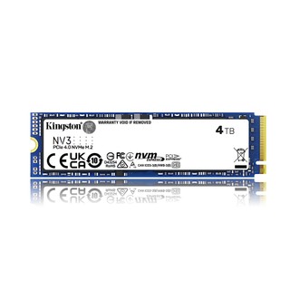 【台灣保固】金士頓 NV3 NVMe PCIe 4.0 SSD M.2 2280 高效能 固態硬碟 4TB 超大容量