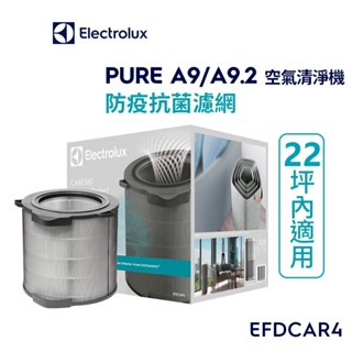 Electrolux 伊萊克斯A9/A9.2空氣清淨機防疫抗菌濾網(EFDCAR4)適用PA91-406/EP71-56