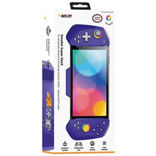 NS 主機周邊 Omelet Gaming Switch 手提模式専用 手把控制器 超級遊戲控制器 紫色【四張犁電玩】