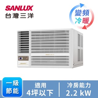 臺灣三洋R32窗型變頻冷暖空調(左吹) SA-L22VHR3