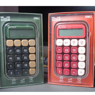 （店內所有商品皆現貨）【計算機】得力NS043電動可調角度青軸機械式計算機