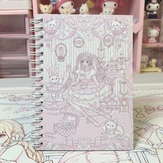 昕沐•手帳房★Doll甜心原創芭蕾心情線圈本 手帳本 咕本