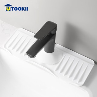 【UTOOKII】水龍頭瀝水置物矽膠墊(升級款)-多色可選