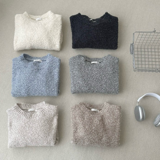 「FOR GIRLS」是心動的感覺 軟QQ圓領毛衣（6colors） 圓領 長袖上衣 女生長袖 女上衣 毛衣