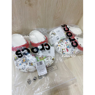 免運✨臺灣現貨✨美國Crocs x Peanuts Snoopy 正版 史奴比 聯名 洞洞鞋 懶人鞋 拖鞋 防水鞋 鞋釦