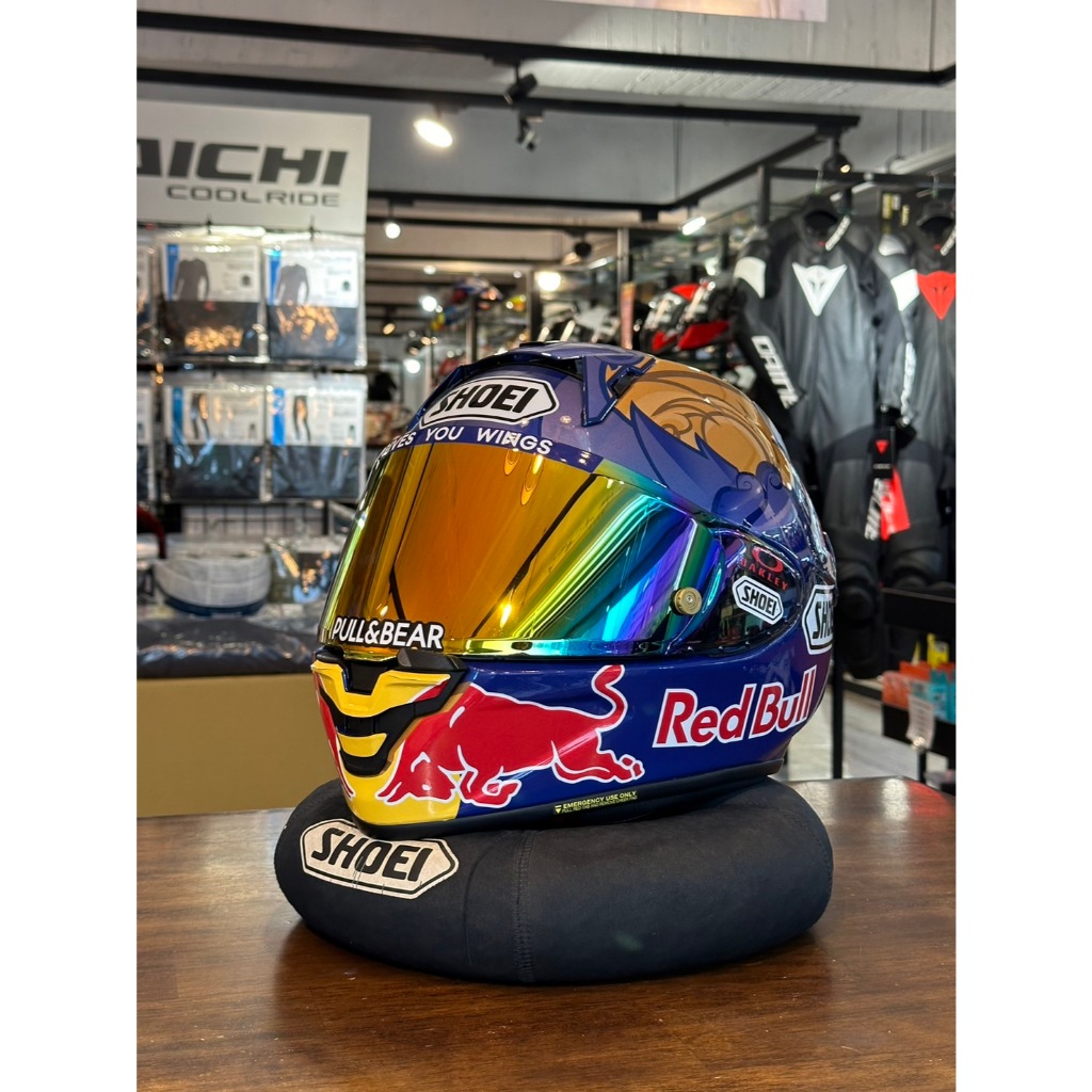 【亞駒騎士館】SHOEI X-15 X-FIFTEEN MotoGP RED BULL 紅牛下巴貼 X-15紅牛貼