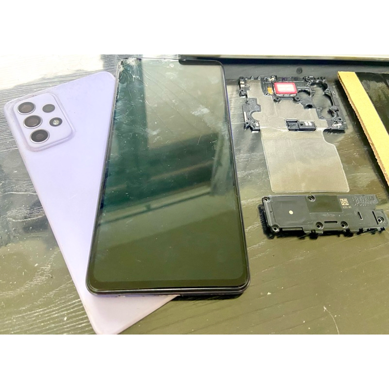 Samsung 三星 A52s 拆機 報廢 零件 拆賣 喇叭 排線 鏡頭 電池蓋