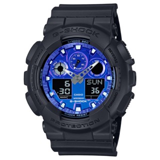 G-SHOCK / GA-100FL-1A / 卡西歐CASIO [官方直營] 火熱搶眼閃耀絢麗色彩