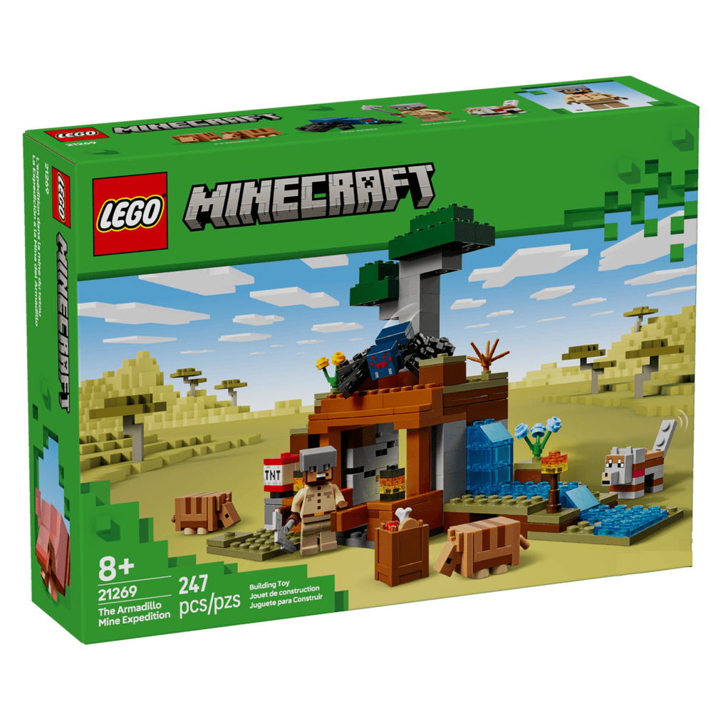 ［想樂］全新 樂高 LEGO 21269 Minecraft 創世神 犰狳礦坑探險