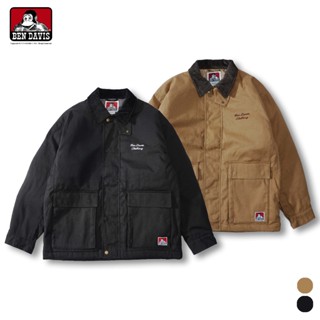 BEN DAVIS STORM COVERALL 雙口袋 刺繡 LOGO 燈芯絨領 內鋪棉 工裝 夾克 2色