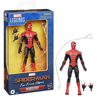 ☆勳寶玩具舖【現貨】漫威 MARVEL LEGENDS 蜘蛛人：離家日 傳奇6吋人物 蜘蛛人 (升級版黑紅裝)