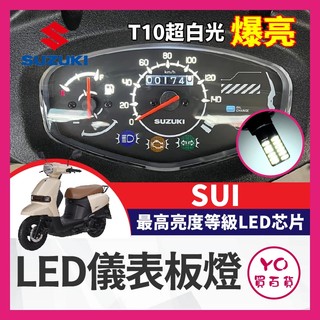 YO買百貨 Suzuki Sui 儀表板燈 小燈 儀表板亮度提升 小鴨改裝 SUI儀表板 led儀表 SUI改裝