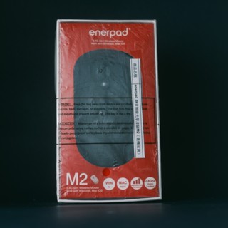【全新】enerpad M2 靜音無線光學滑鼠 布料質感