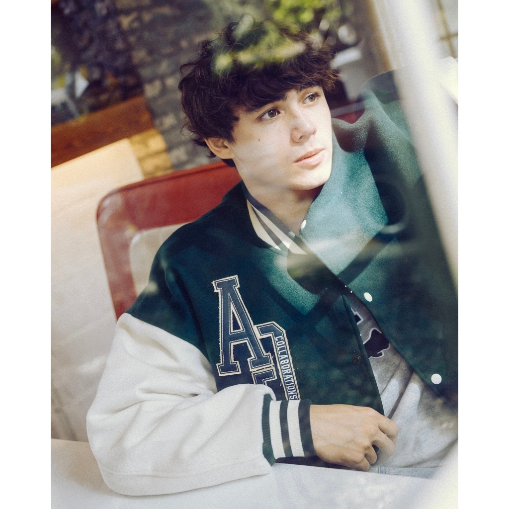 IDEALISM IDE AGIDE TEAM Letterman 雙面穿 毛呢撞色棒球外套【PS中壢】