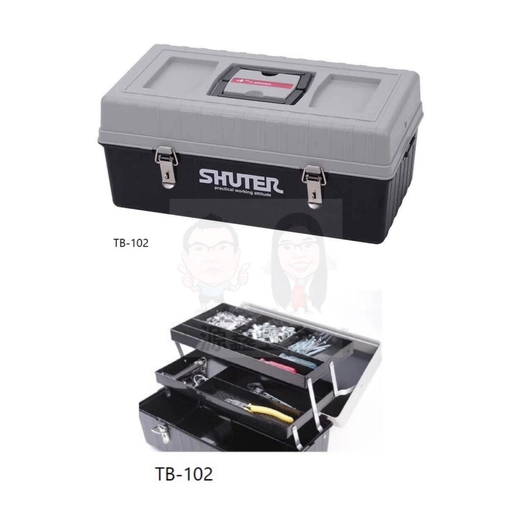 【源鑫五金】SHUTER 樹德 專業工具箱系列TB-102/TB-104/TB-402  腰包 腰包 肩帶(附發票)
