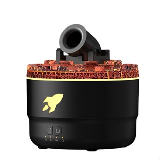 臺灣現貨（隔日出貨）【ENNE】炮臺超聲波七彩香薰機 小夜燈 精油擴香機 二色任選 香氛機 加濕器