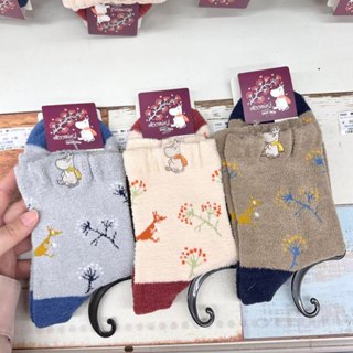 🎏現貨🎏 姆明家族 秋冬保暖 珊瑚絨襪 小不點 刺繡 中筒襪 穿搭 流行 日本代購 moomin 嚕嚕米 襪子 交換禮物
