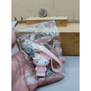 hello Kitty 凱蒂貓 卡通 鑰匙扣 公仔掛件 配飾禮品 鑰匙扣 情侶包包吊飾掛飾配飾 掛件 矽膠汽車鑰匙圈鏈