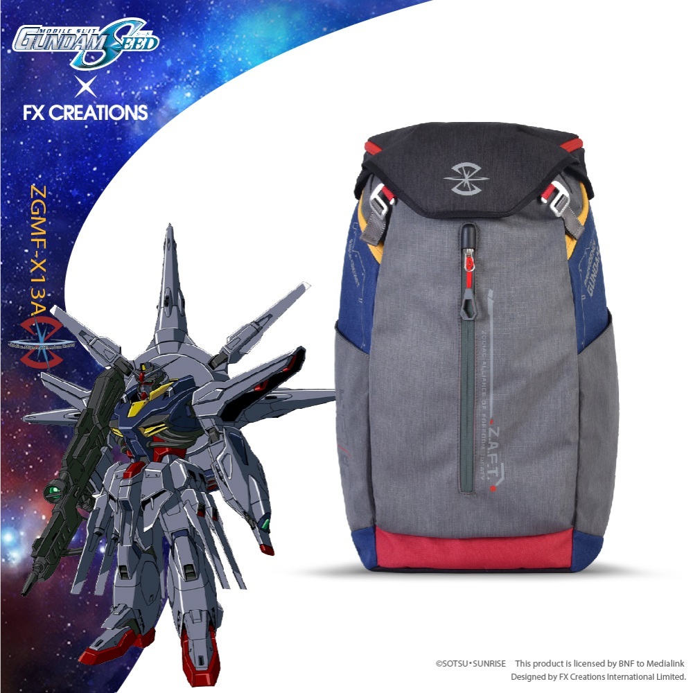 【機動戰士鋼彈SEED】天帝鋼彈 16吋AGS Pro懸浮減壓電腦後背包 GUS241001A-98