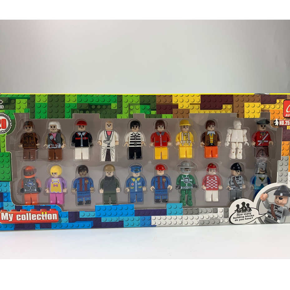 好好玩具 台灣現貨 麥塊積木公仔 積木公仔 積木 職業公仔 積木人偶 人仔 人偶 公仔 職業角色 積木人