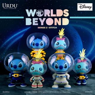 野獸國直營店｜URDU 迪士尼 超越世界系列 S2 史迪奇&醜ㄚ頭 盲盒套組 (6入)
