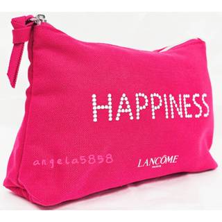 全新LANCOME 蘭蔻 粉漾幸福化妝包/收納包/彩妝包~百貨公司專櫃滿額禮