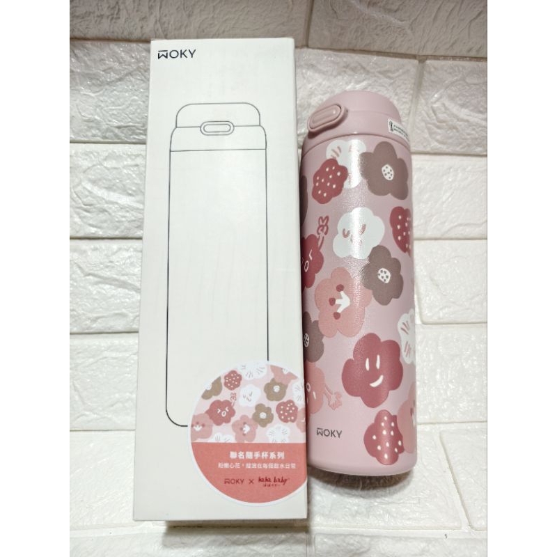 全新woky沃廚 hahababy 聯名 All-P Tritan 隨身雙飲杯 雙飲保溫杯 500ml 780ml