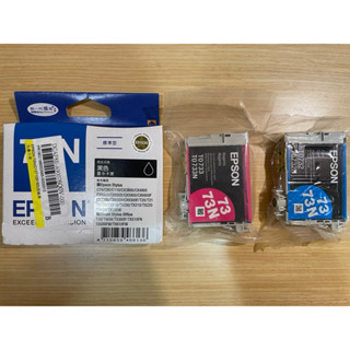 EPSON 原廠墨水匣73/73N 黑色、藍色、 紅色