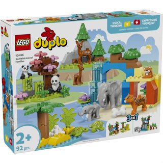 【臺中翔智積木】LEGO 樂高 Duplo 得寶系列 10446 3 合 1 野生動物家庭