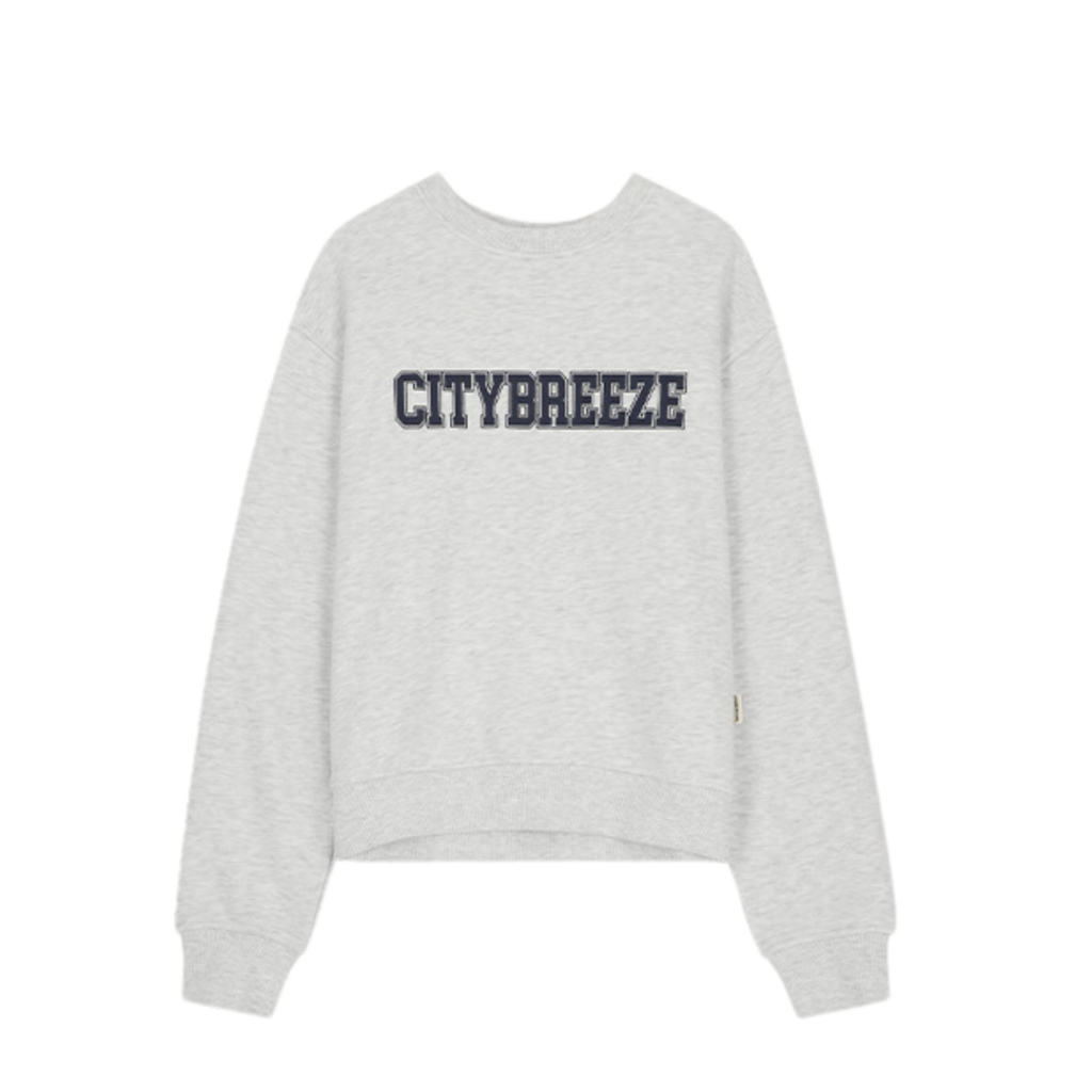 【CITYBREEZE】 百搭基本款長袖上衣 灰白色