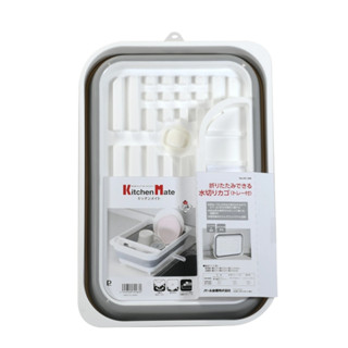 日本製 PEARL 可折疊瀝水藍 碗盤收納 瀝水藍 瀝水架