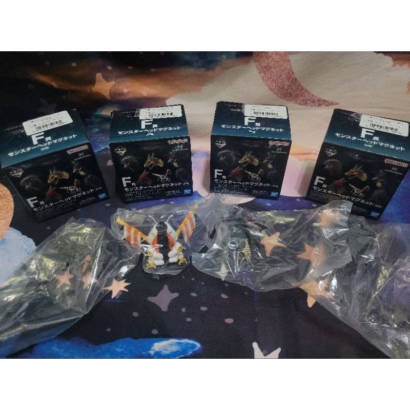 哥吉拉大戰金剛 一番賞 哥吉拉磁鐵頭 基多拉 摩斯拉 哥吉拉 機械哥吉拉 磁鐵頭 指定確認款 可直接下單