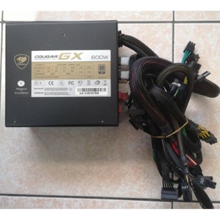 骨珈（原偉訓HEC),600W,半模組，80PLUS,金牌電源供應器.很重，近3KG