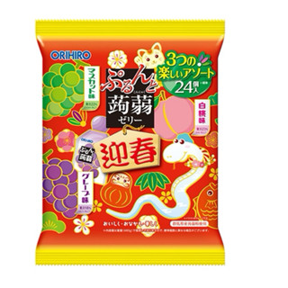 ORIHIRO 迎春綜合3口味蒟蒻果凍（葡萄+白葡萄+水蜜桃）24入
