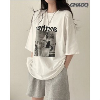 美式復古街頭風！ 短袖 T恤 oversize t恤 女生衣服 白t 重磅短袖 美式短袖 美式T恤 情侶衣服 穿搭