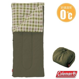 【美國 Coleman】EZ 足部內刷毛化纖睡袋 0℃ 科技羽絨睡袋 保暖睡袋 露營棉被可機洗 CM-33802