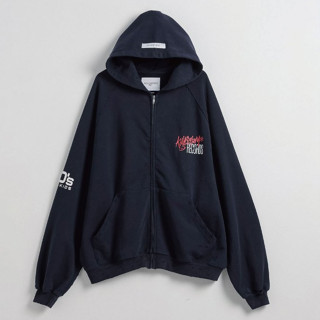 (Wings Select) KILLASYSTEM FALLEN ZIP PARKA 深藍色 帽夾 拉帽 外套