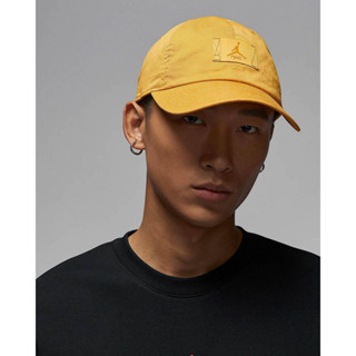 NIKE 耐吉 J CLUB CAP US CB FLT PATCH 棒球帽 可調式 黃色-FD5181229