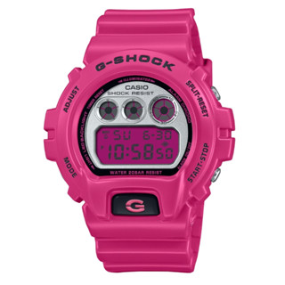 【CASIO 卡西歐】G-SHOCK 經典系列 運動電子錶 粉 DW-6900RCS-4 50mm