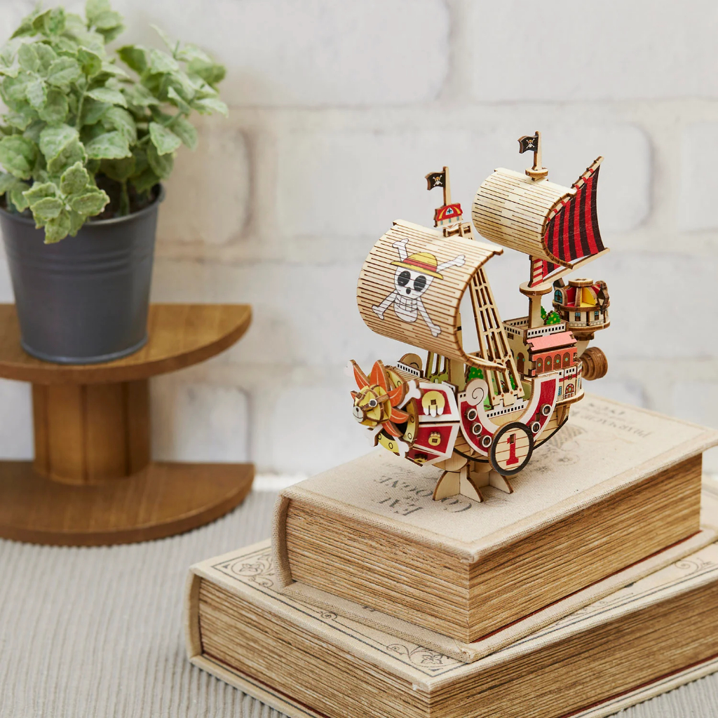 【現貨！WA-GU-MI 海賊王 千陽號 木製拼裝模型】Azone Wooden Art ki-gu-mi 千里陽光號