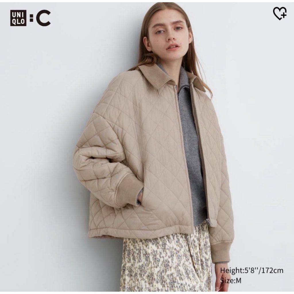 【全新】Uniqlo C 女裝 PUFFTECH 輕暖科技布勞森外套S號