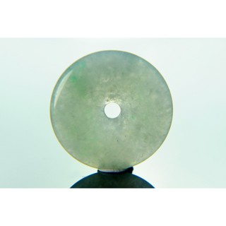 [Disk水晶][富貴平安]老坑冰飄陽綠~古錢平安扣AW-26(直徑32mmx4mm重9克)