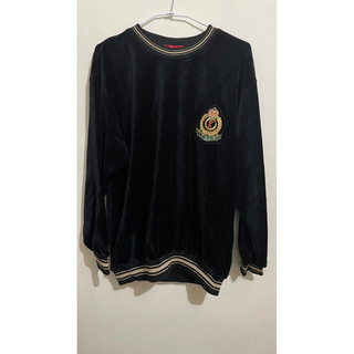 ［二手］Roberta di camerino 質感深藍色絨面 全棉休閒套裝