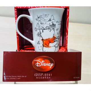 ［全新］Disney正版迪士尼小熊維尼馬克杯 玻璃杯 330ml