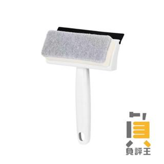 【雙面刮水擦】玻璃刮刀清潔刷 刮水器 美容清洗刷 清潔刷 兩用 二合一清潔刷 一面刷一面刮玻璃刮刀 日本廚房清潔刷