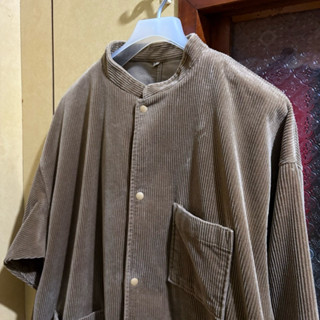 Muji Labo 無印良品 燈芯絨 長袖 襯衫外套 燈芯絨外套 立領襯衫 男女適用 XXS-XS 二手