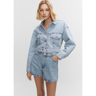 全新 mango 丹寧牛仔外套 牛仔短版外套 女版M denim jacket