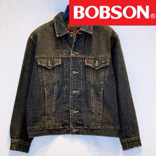 便宜到很蝦👍全新 BOBSON 嘻哈酷系列 復古做舊雙口袋襯衫領水洗牛仔外套🎀🎀牛仔褲 帽T 大學T